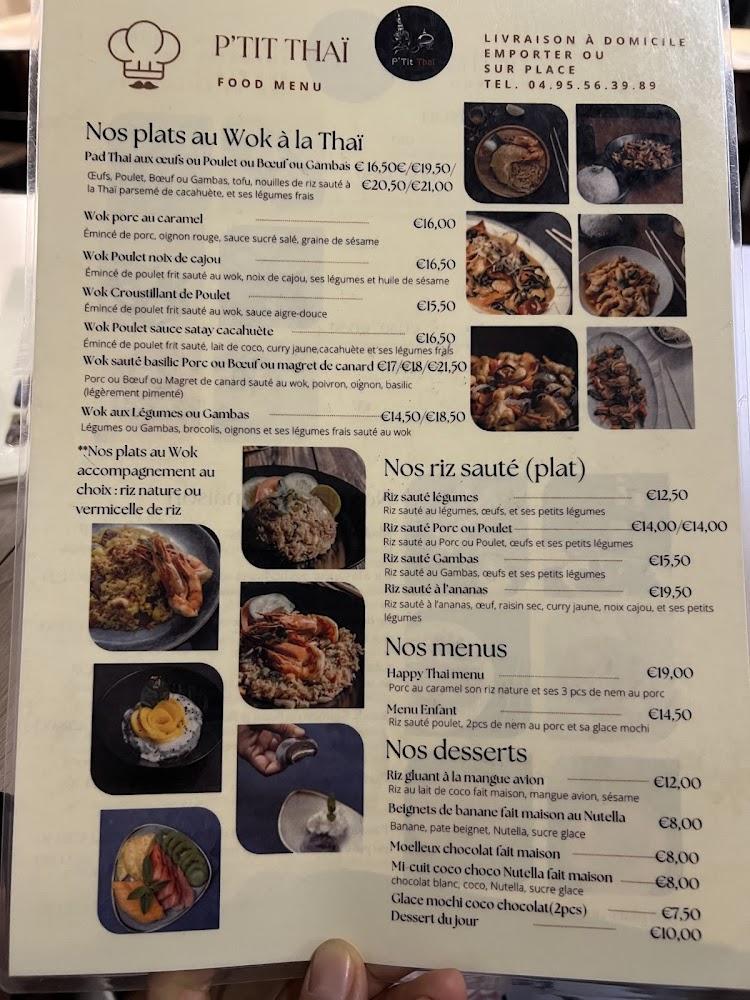 P'Tit Thaï - Menu Image 4